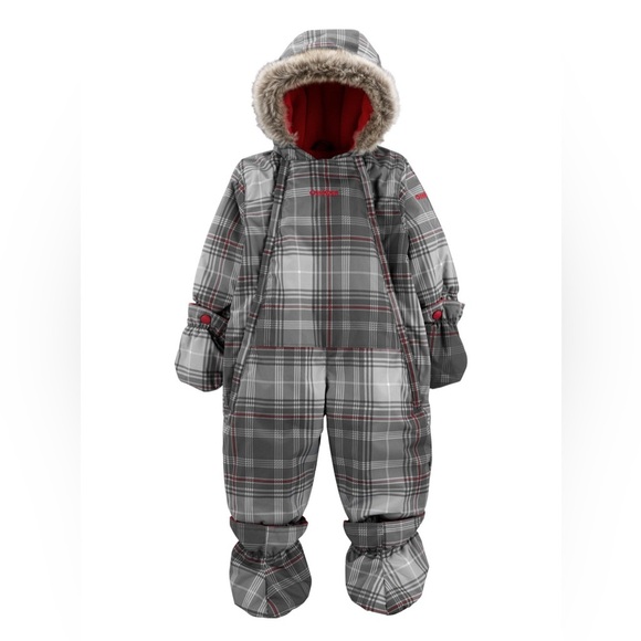 OshKosh B’gosh Baby plaid Snowsuit / 18 months - Picture 1 of 6